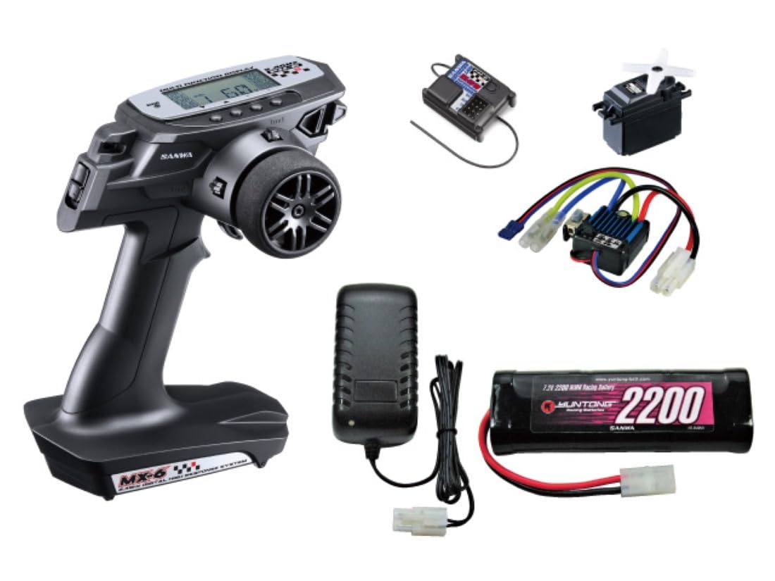 Amazon | SANWA MX-6 EP START SET RX-391W/BL-SIGMA/SRM-102Z 電動RC