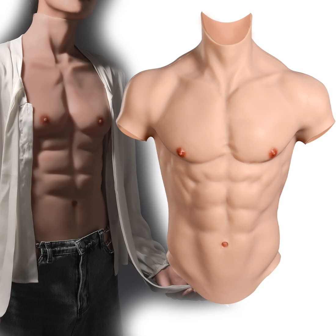 Amazon | XINGRUI 筋肉服 筋肉スーツ シリコン筋肉スーツコスプレ用