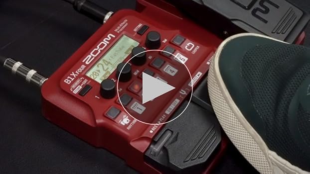 Amazon.com: Zoom B1 FOUR Bass Multi-Effects Processor Pedal, With