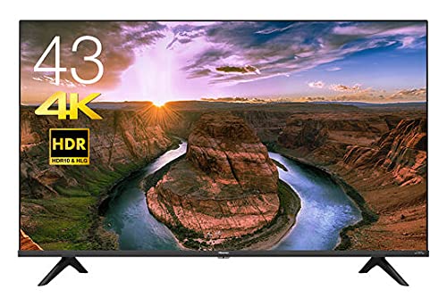 Amazon | ハイセンス 43V型 4Kチューナー内蔵 液晶 テレビ 43E65G