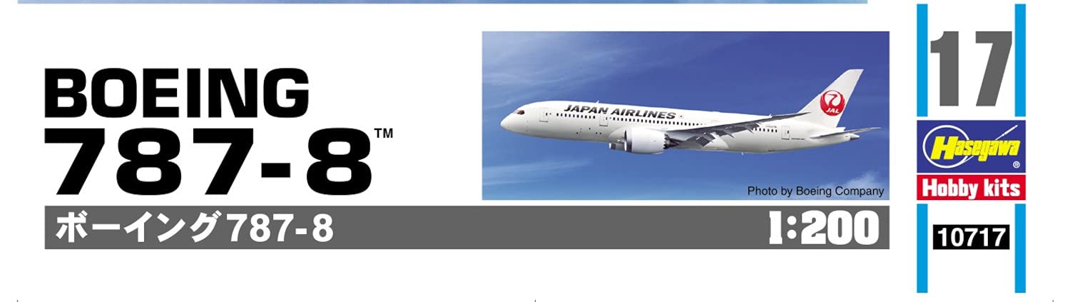 Amazon.com: Hasegawa 1/200 Japan Airlines B787-8 Plastic Model 17