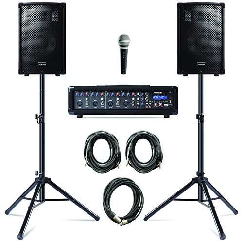 Amazon | Alesis 280W 4チャンネル・オールインワンPAシステム