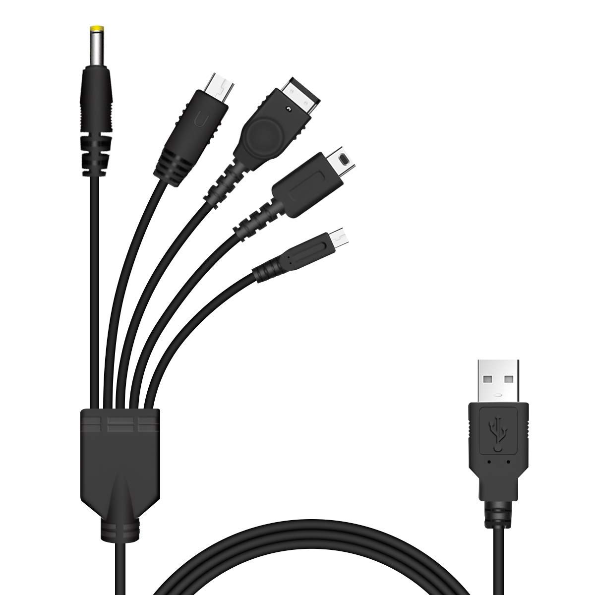 Amazon.com: Xahpower 5 in 1 USB Charger Cable for Nintendo NDS/Wii