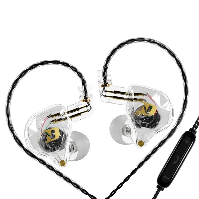 Amazon.com: CCA ND NX2 in Ear Monitorm, HiFi IEM Earphones, Deep