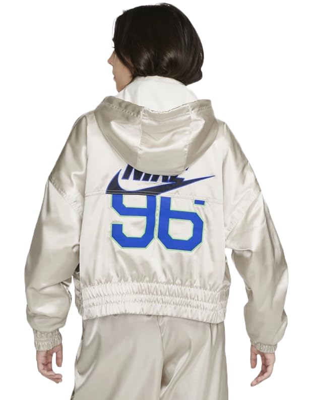 Nike Sportswear Women's Circa 96 Oversized Woven Loose Jacket, Off