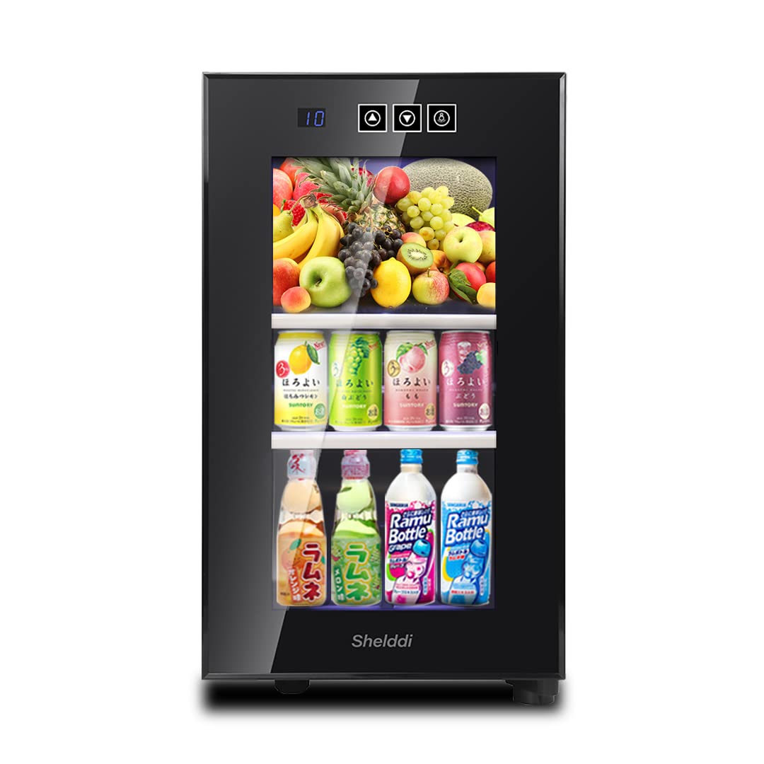 Amazon | Shelddi 小型冷蔵庫 23L 静音 おしゃれ 省エネ ミニ電子