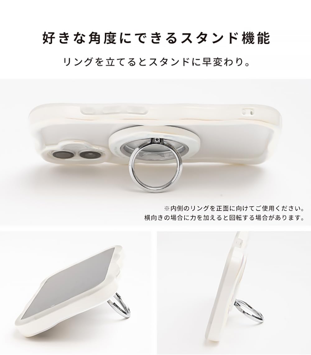 Amazon | iFace BeBling Wave MagSafe対応 スマホリング MagSynq Ring