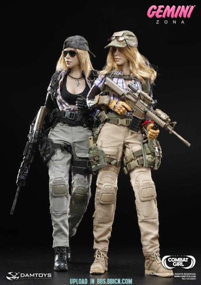 Amazon.co.jp: DAMTOYS DCG002 コンバットガール ジェミニ ヴィッキー