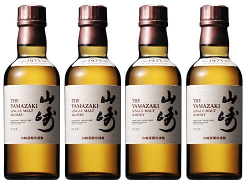 Amazon.co.jp: サントリー シングルモルト 山崎 180ml（4本セット
