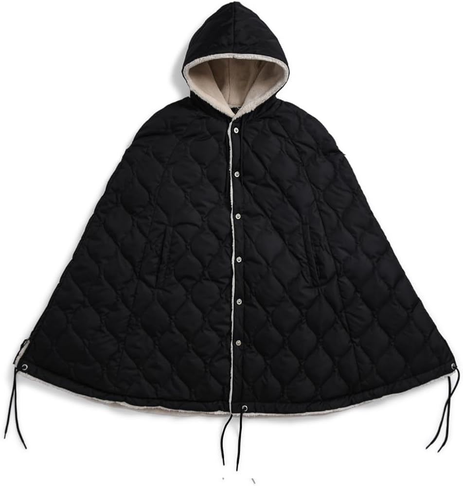 Amazon | [タイオン] グッズ ミリタリー ダウンケープ CPML-1 ブラック