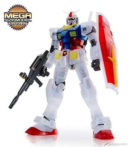 Amazon.com: RX-78-2 GUNDAM Color Clear MEGA SIZE MODEL -THE ART OF