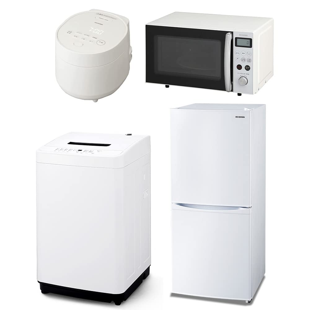 Amazon | 【新生活家電4点セット】 アイリスオーヤマ 洗濯機 5kg +