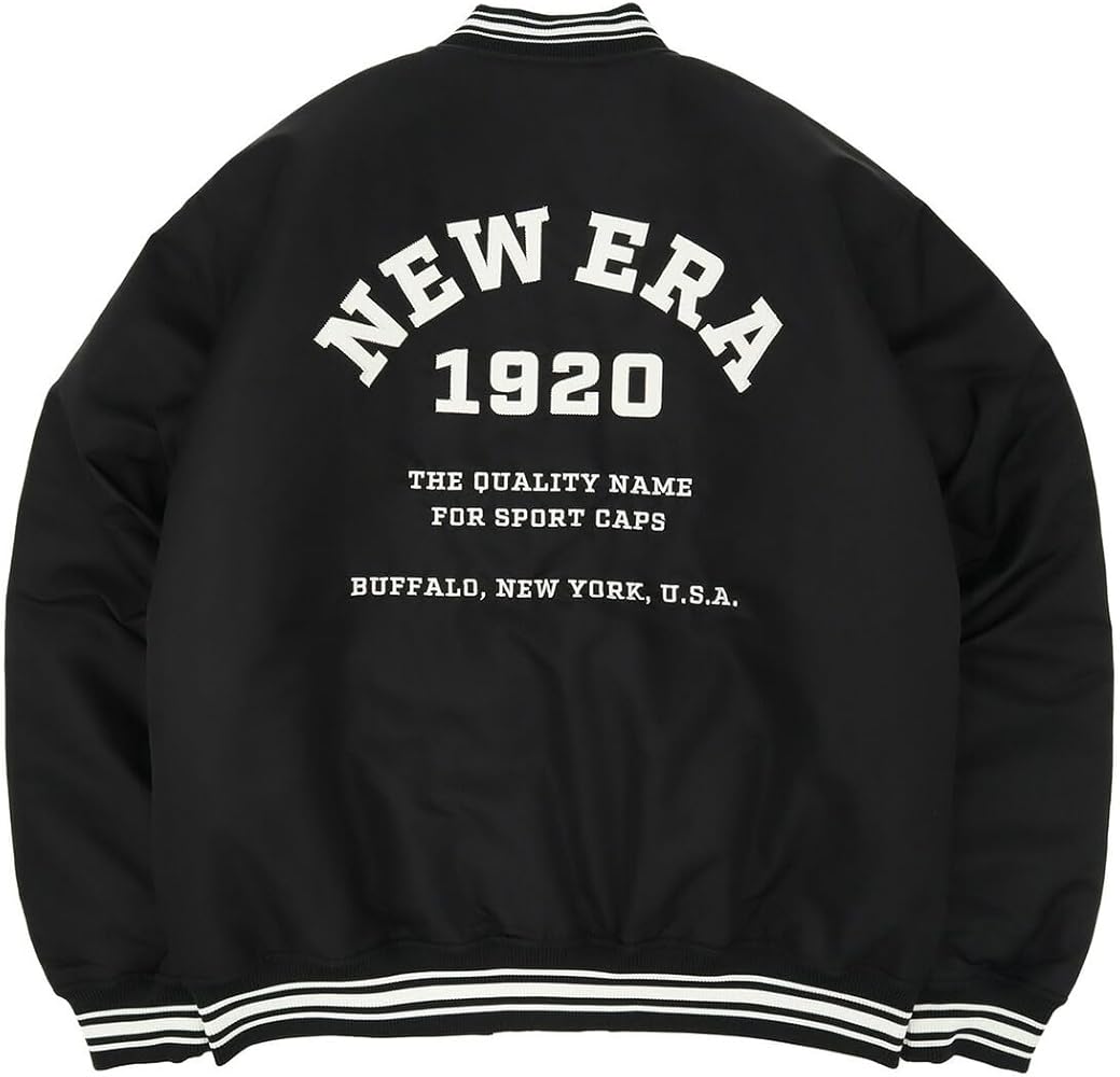 Amazon | [ニューエラ] newera ジャケット スタジャン Nylon Varsity