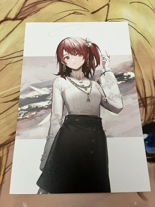 Amazon.co.jp: アークナイツ 幻像黒兎 「混色」 ポストカード エクシア