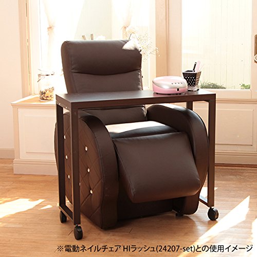 Amazon | Rカット ネイルテーブル Ⅱ ホワイト 幅90×奥行35.5×高さ79.5