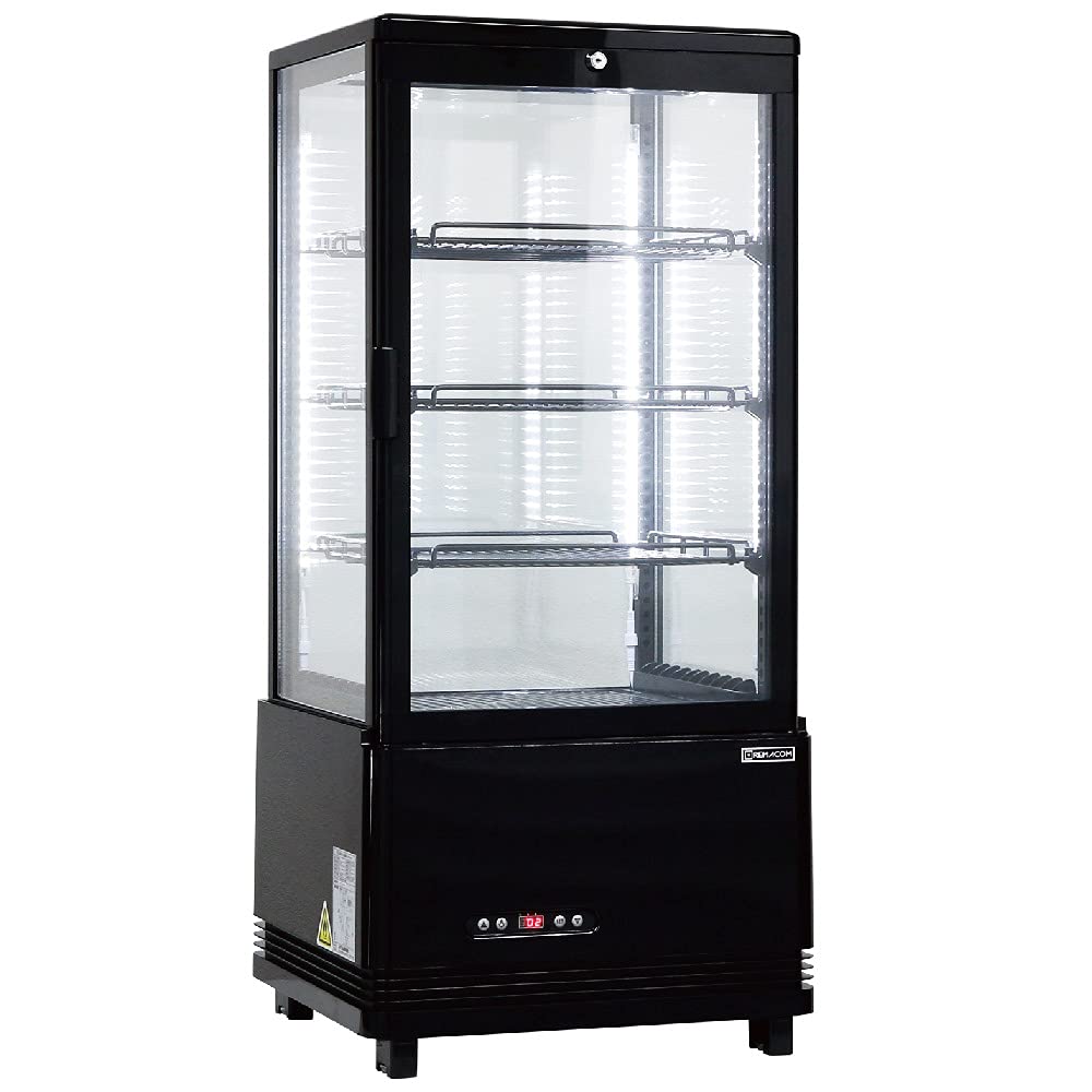 Amazon | レマコム 4面ガラス冷蔵ショーケース フォーシーズンシリーズ