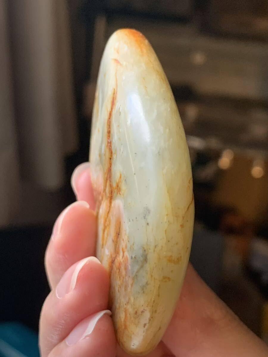 Amazon.co.jp: 清時代和田玉ホータン玉原石置物極細工翡翠彫刻古擺件