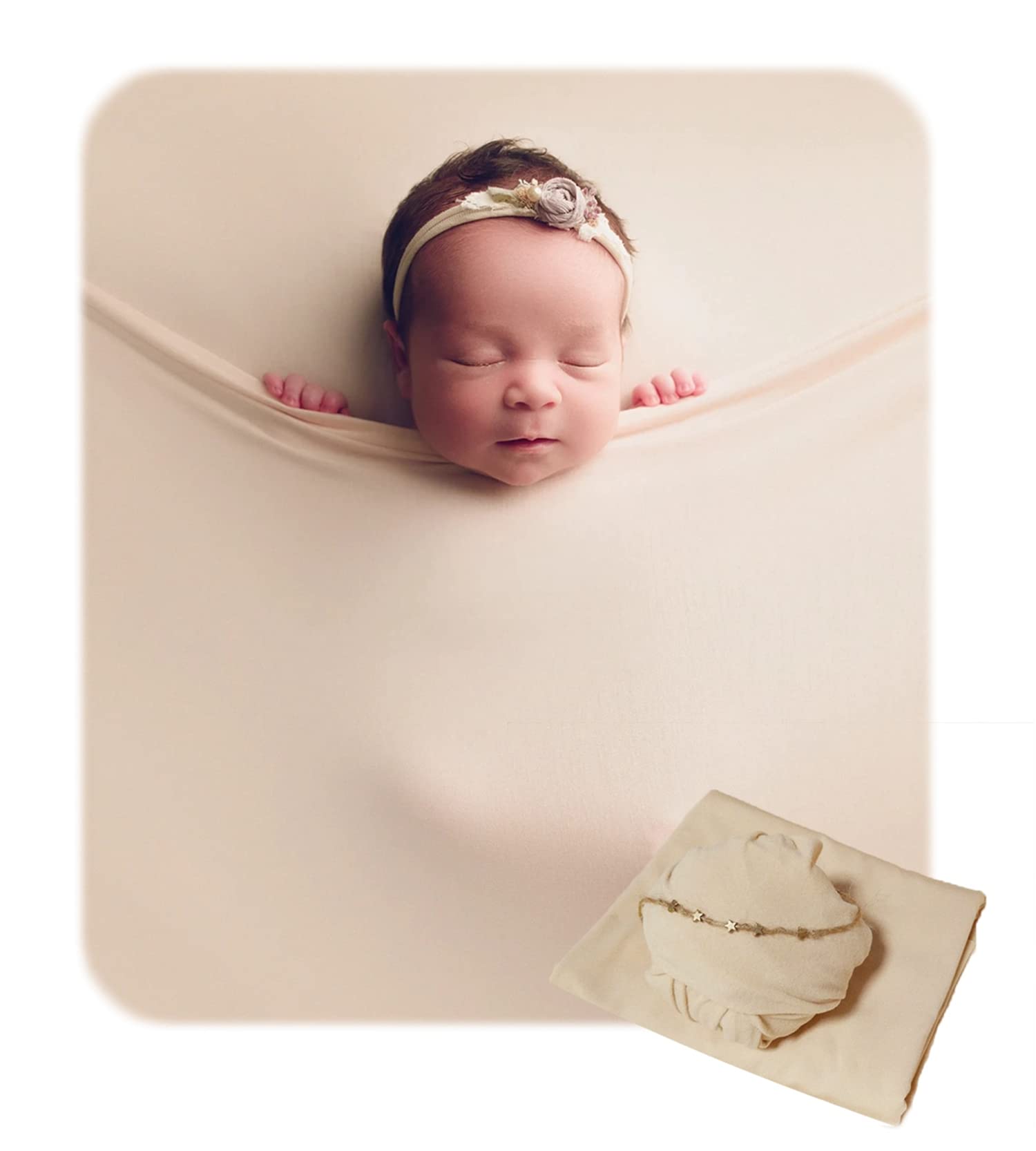 Amazon.co.jp: ニューボーンフォト おくるみ ラップ 3点 セット 撮影