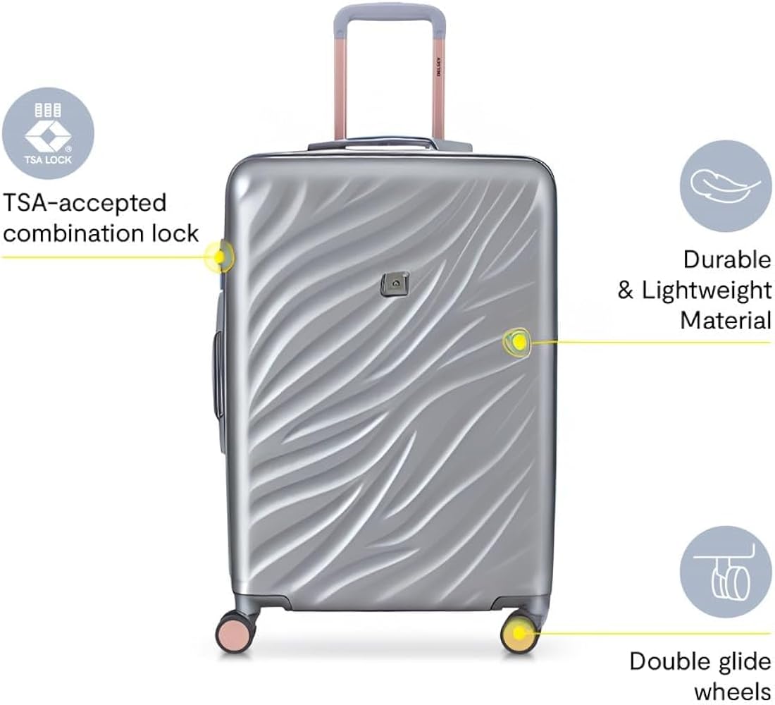 Amazon.com | DELSEY PARIS Alexis Hardside 3-Piece Set, Expandable