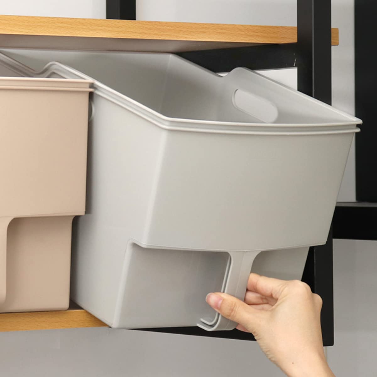 Amazon｜キッチン収納ケース 吊り戸棚ボックスワイド 幅24cm クラス