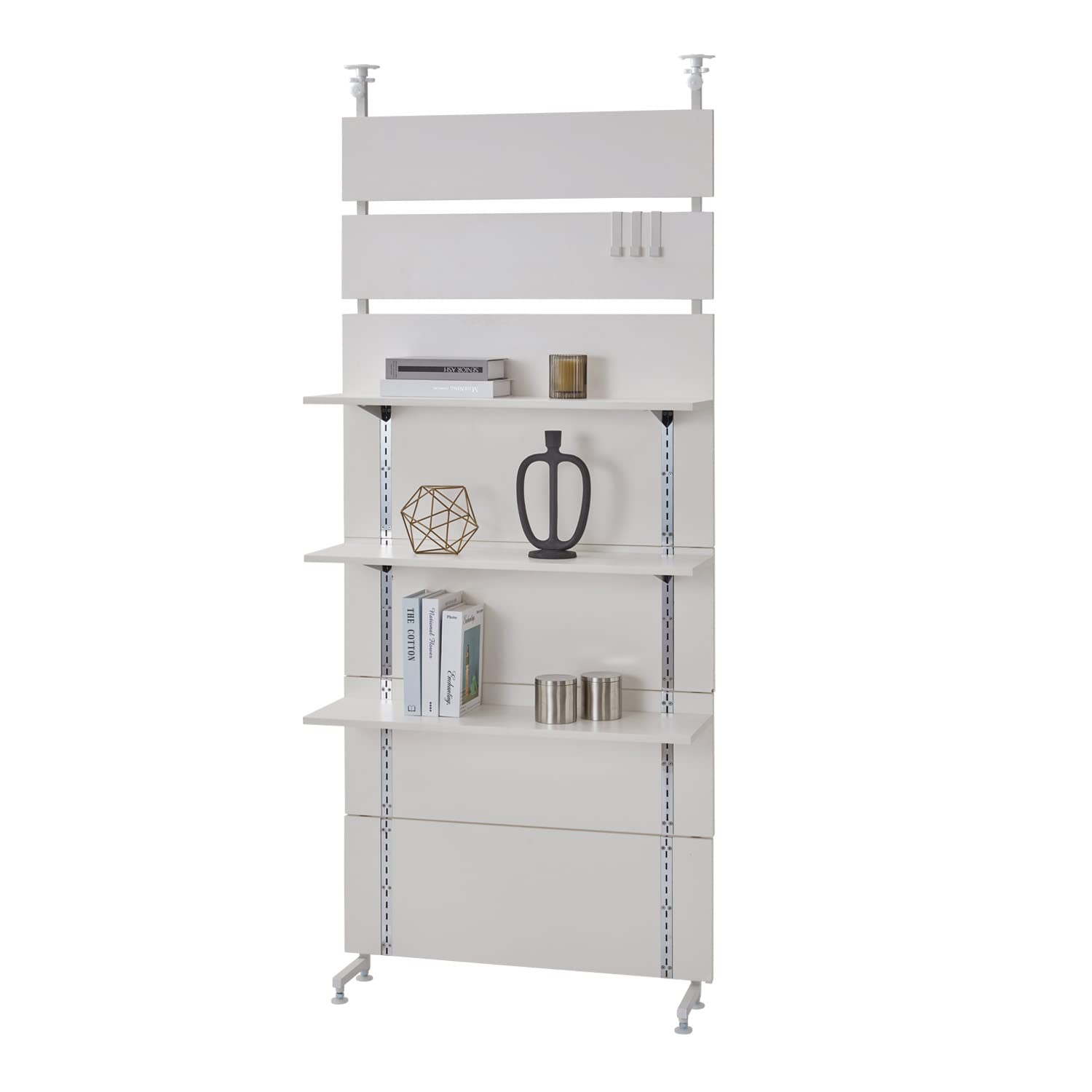 Amazon｜LOWYA ロウヤ パーテーション つっぱり棚 壁面収納 間仕切り