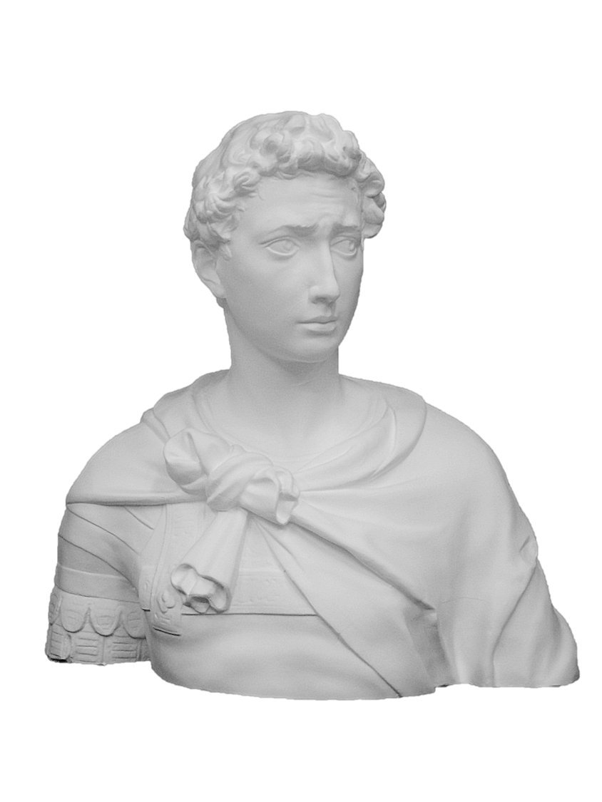 Amazon.co.jp: 石膏像 K－130 聖ジョルジョ胸像 H．67cm