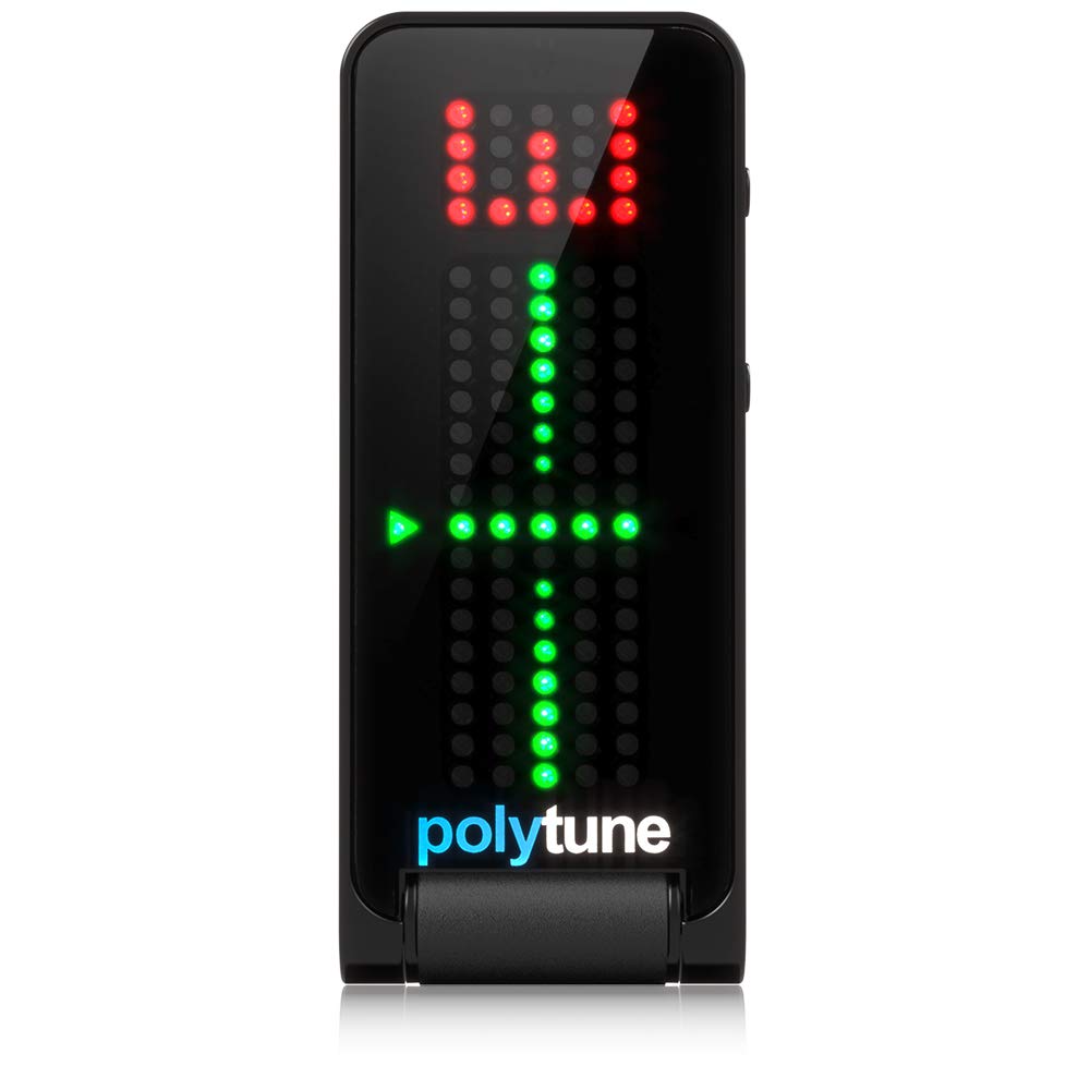 TC Electronic POLYTUNE CLIP Clip-On Tuner with Polyphonic, Strobe