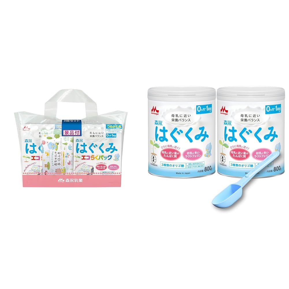 Amazon.co.jp: 【セット買い】森永 はぐくみ エコらくパック つめかえ