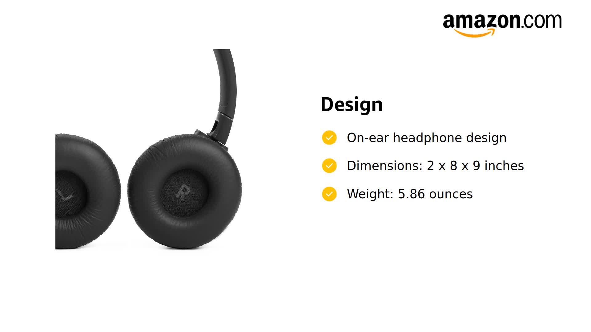 Amazon.com: JBL Tune 660NC: Wireless On-Ear Headphones with Active