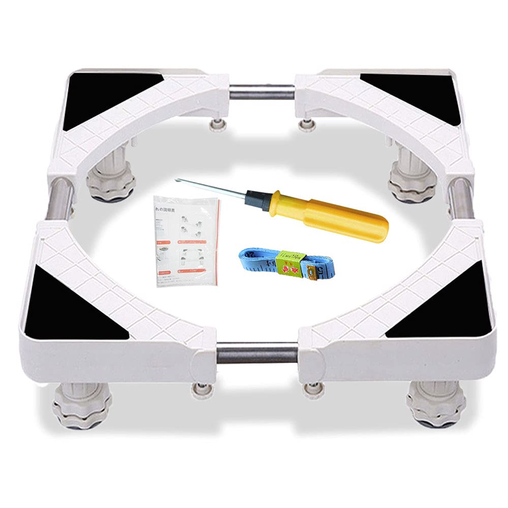 Amazon.co.jp: 洗濯機台かさ上げ用 防振 冷蔵庫 置き台 高さ調整可能