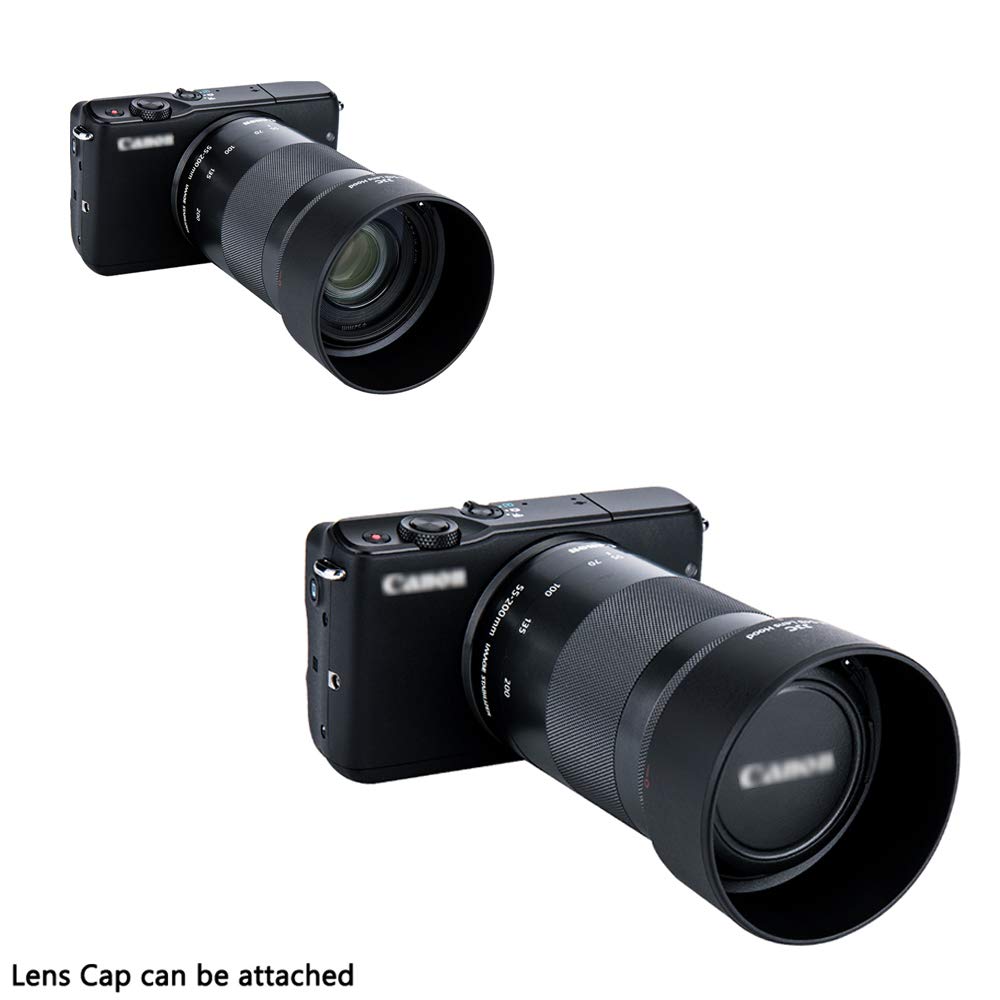 Amazon.com : JJC Lens Hood for Canon EF-M 55-200mm f/4.5-6.3 is