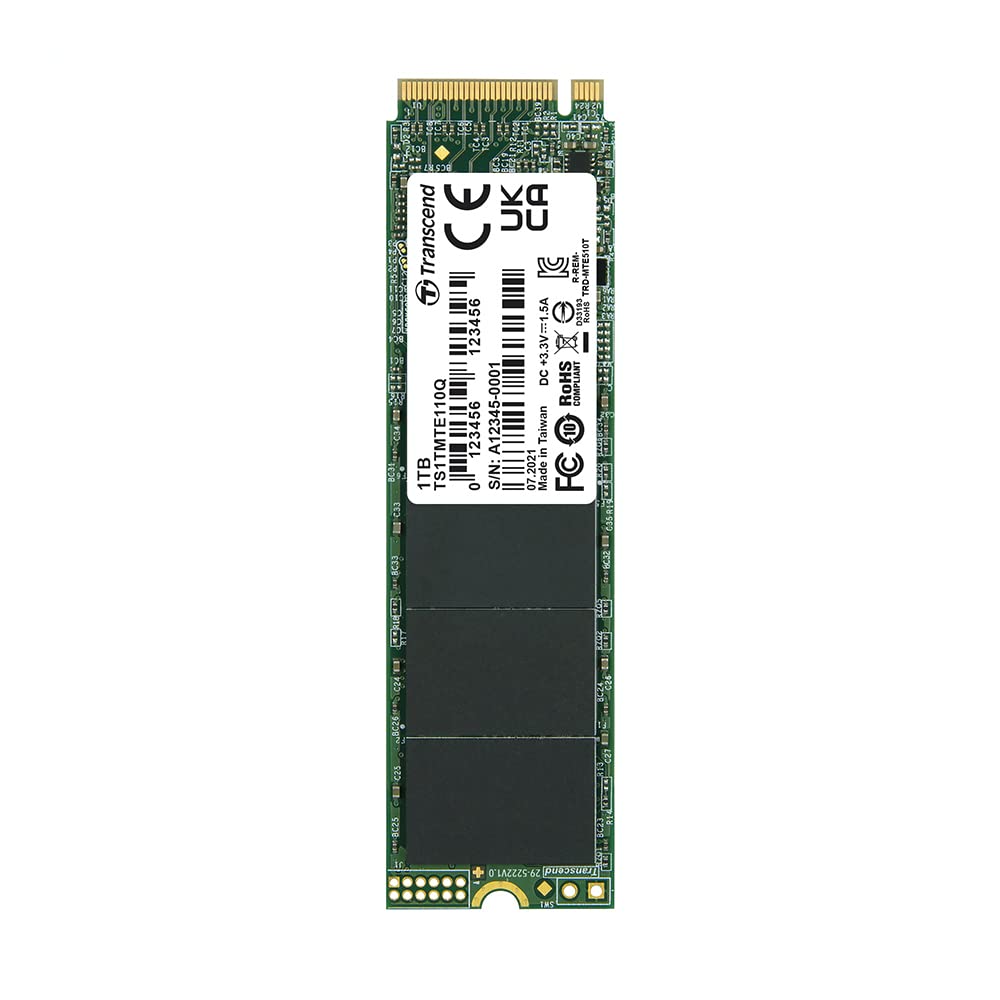 Transcend 1TB M.2 2280PCIe Gen3x4 (TS1TMTE110Q) : Amazon.co.uk