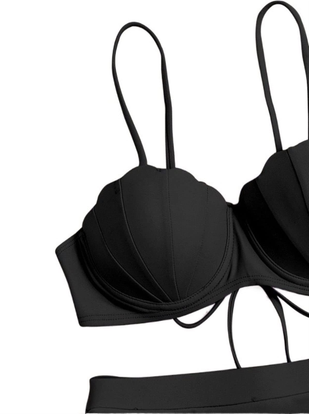 Amazon.co.jp: 貝殻ブラジャー女性ストラップ貝殻ビキニトップビキニ