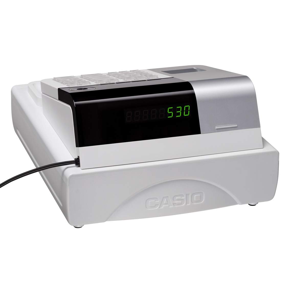 Amazon | カシオ レジスター 8部門 小型ドロア SE-S30-WE ホワイト