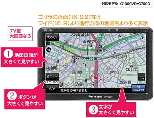 Amazon.co.jp: Panasonic Portable Car Navigation System Gorilla CN
