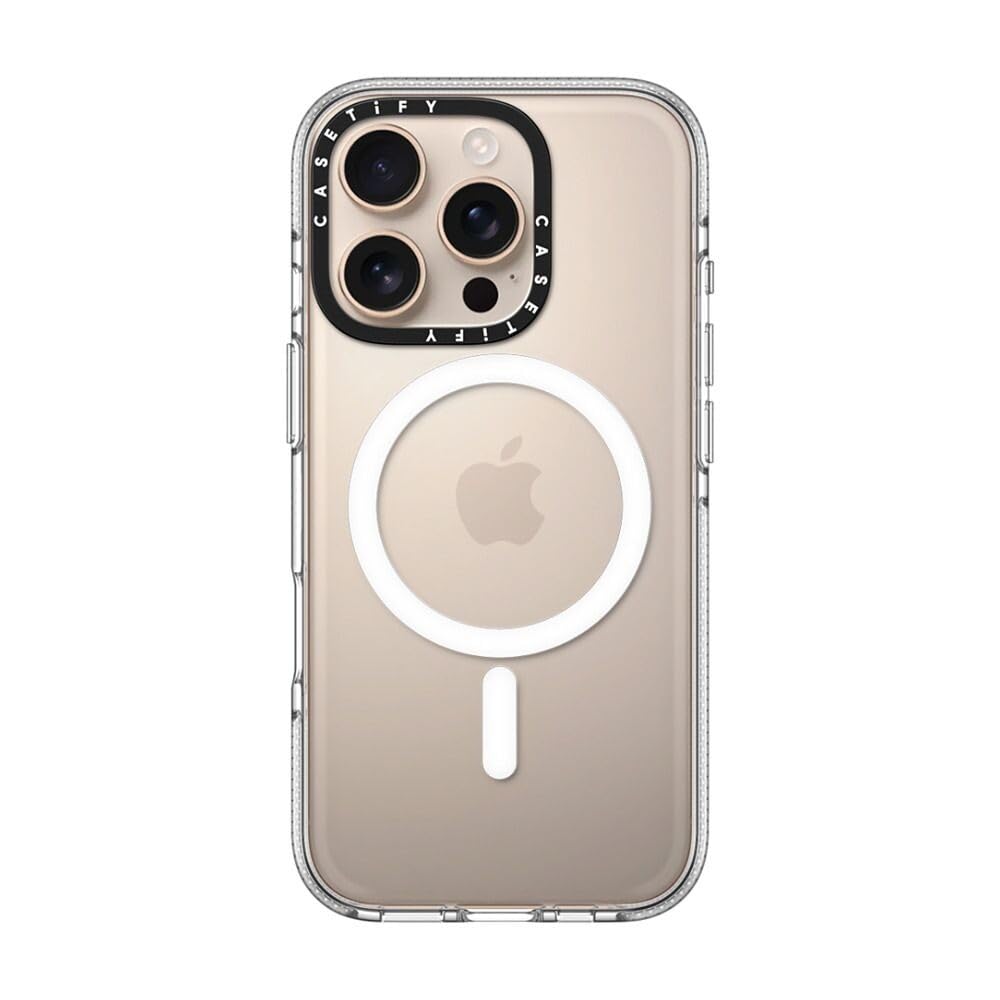 Amazon.com: CASETiFY Clear iPhone 16 Pro Case [Not Yellowing / 6.6