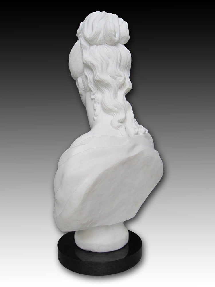 Amazon.co.jp: 大理石彫刻 女神の胸像B 石像 高さ67cm インテリア