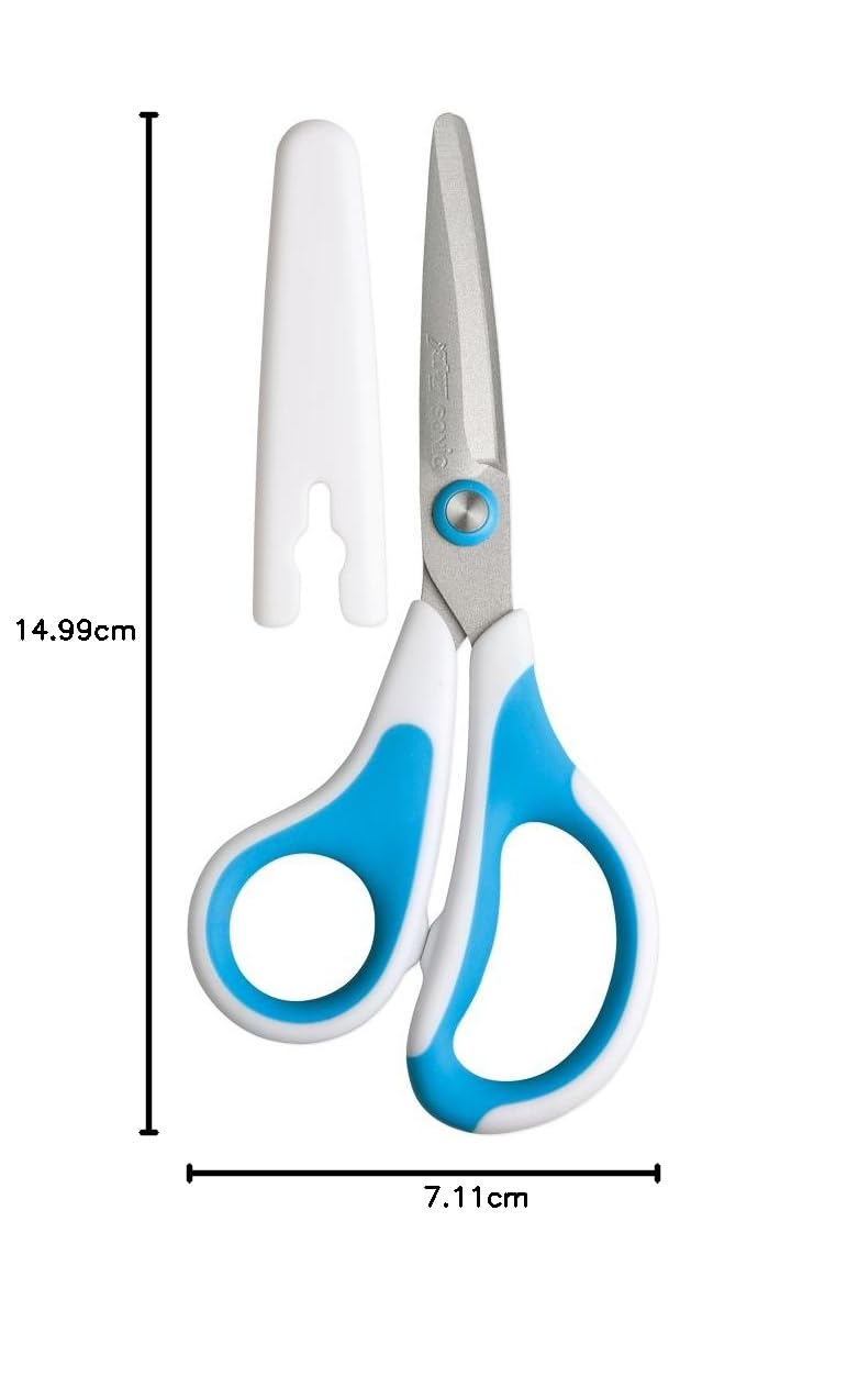 Amazon | ソニック(Sonic) はさみ メガサク3Dエアー ブルー SK-5247-B