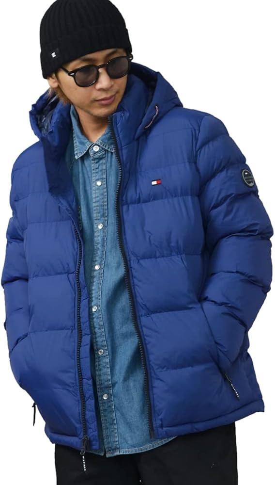 Amazon.co.jp: [トミーヒルフィガー] 中綿 ダウンジャケット フード
