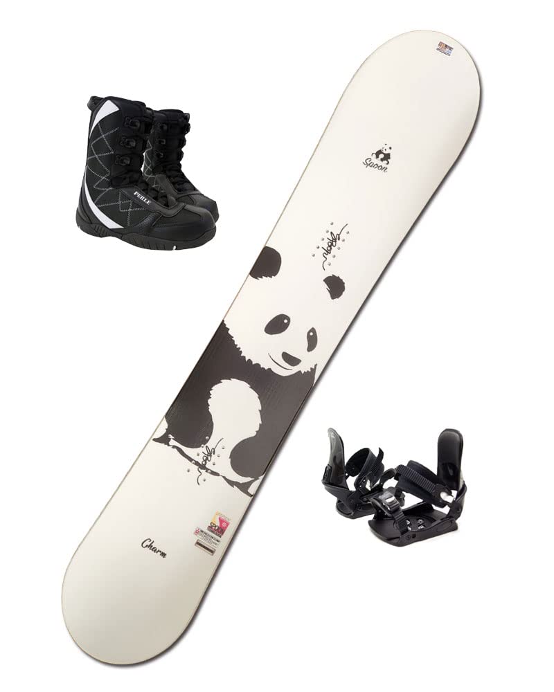 Amazon | SPOON スノーボード3点セット 21-22 CHARM WT チャーム