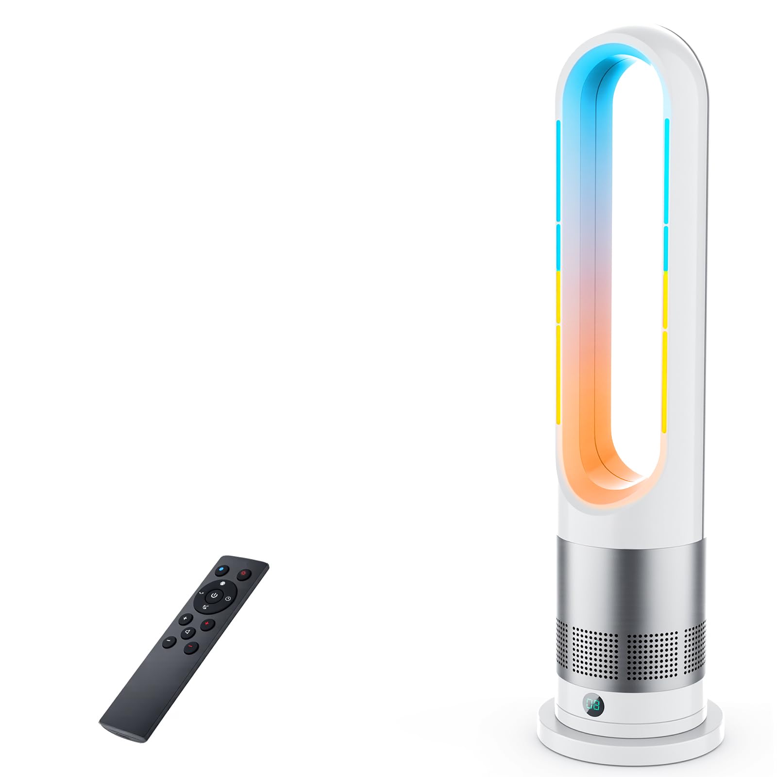 Amazon | FUXNGZI セラミックヒーター【羽なし&1台で四季をまかなう