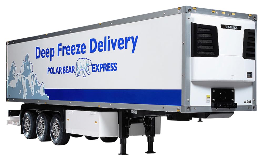 Amazon.com: Tamiya 3 Axle Reefer Semi Trailer : Toys & Games