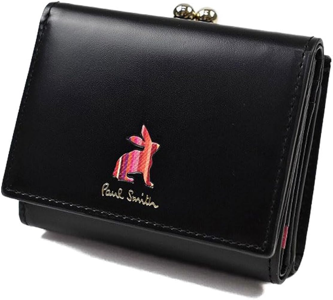 Amazon | [ポールスミス] ミニ財布 財布 三つ折り がま口 レディース