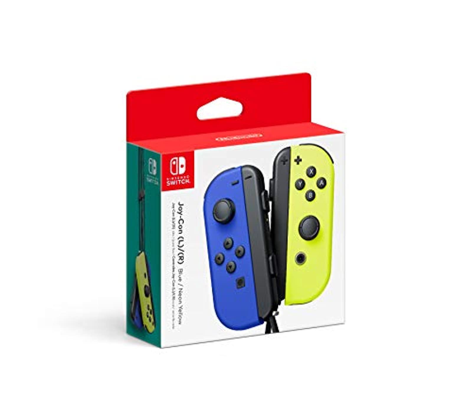Amazon.com: Nintendo Blue/Neon Yellow Joy-Con (L-R) - Switch