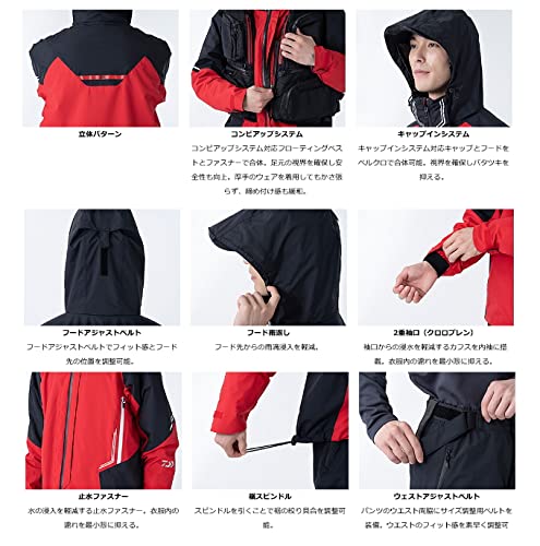 Amazon.co.jp: ダイワ(DAIWA) レインウェア レインマックスRハイパー