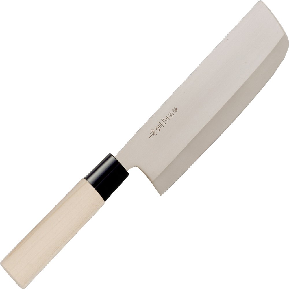 Amazon｜佐竹産業 包丁 菜切包丁 日本製 160mm 濃州正宗作 白木