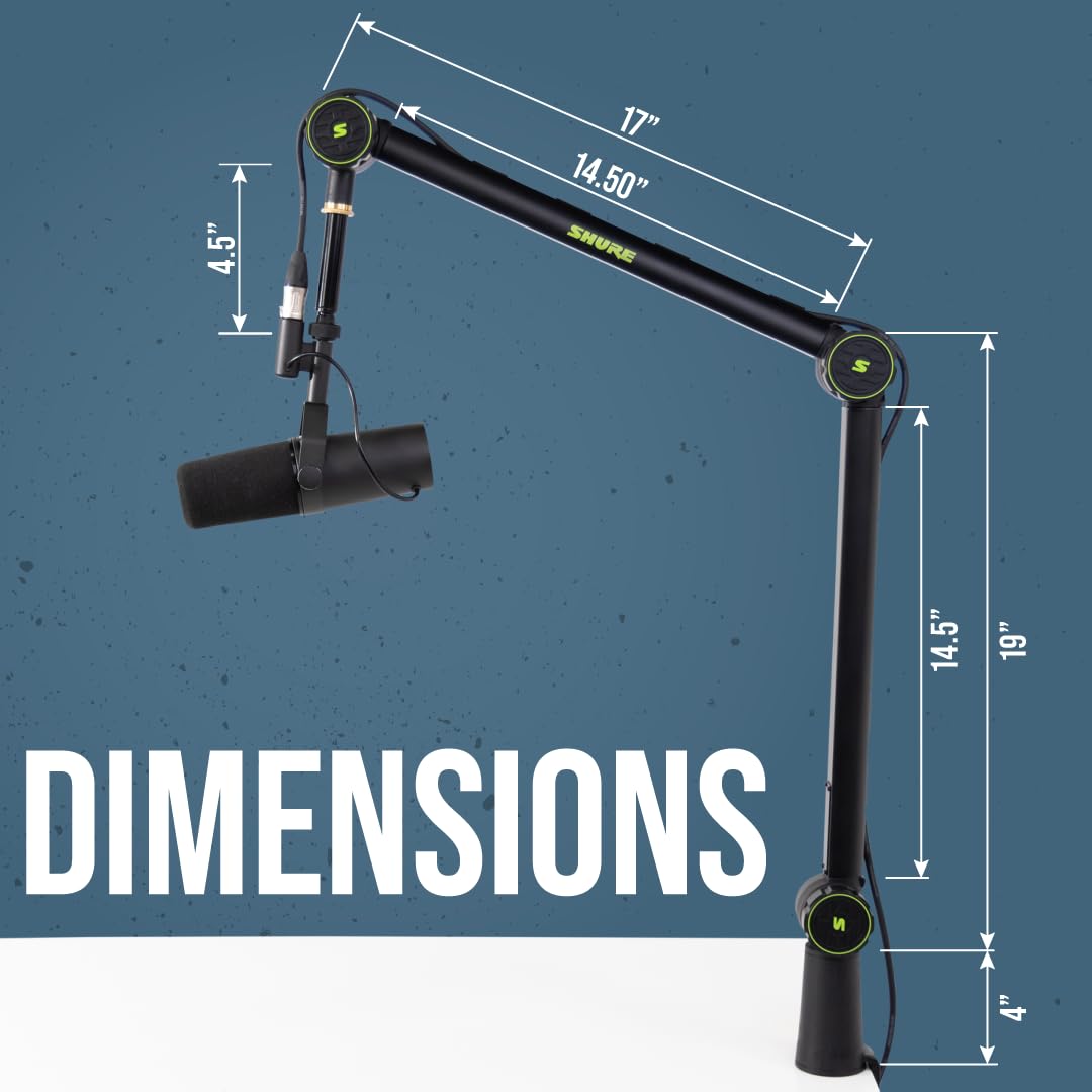Amazon | Shure by Gator マイクアームスタンド デスクトップ用 アーム