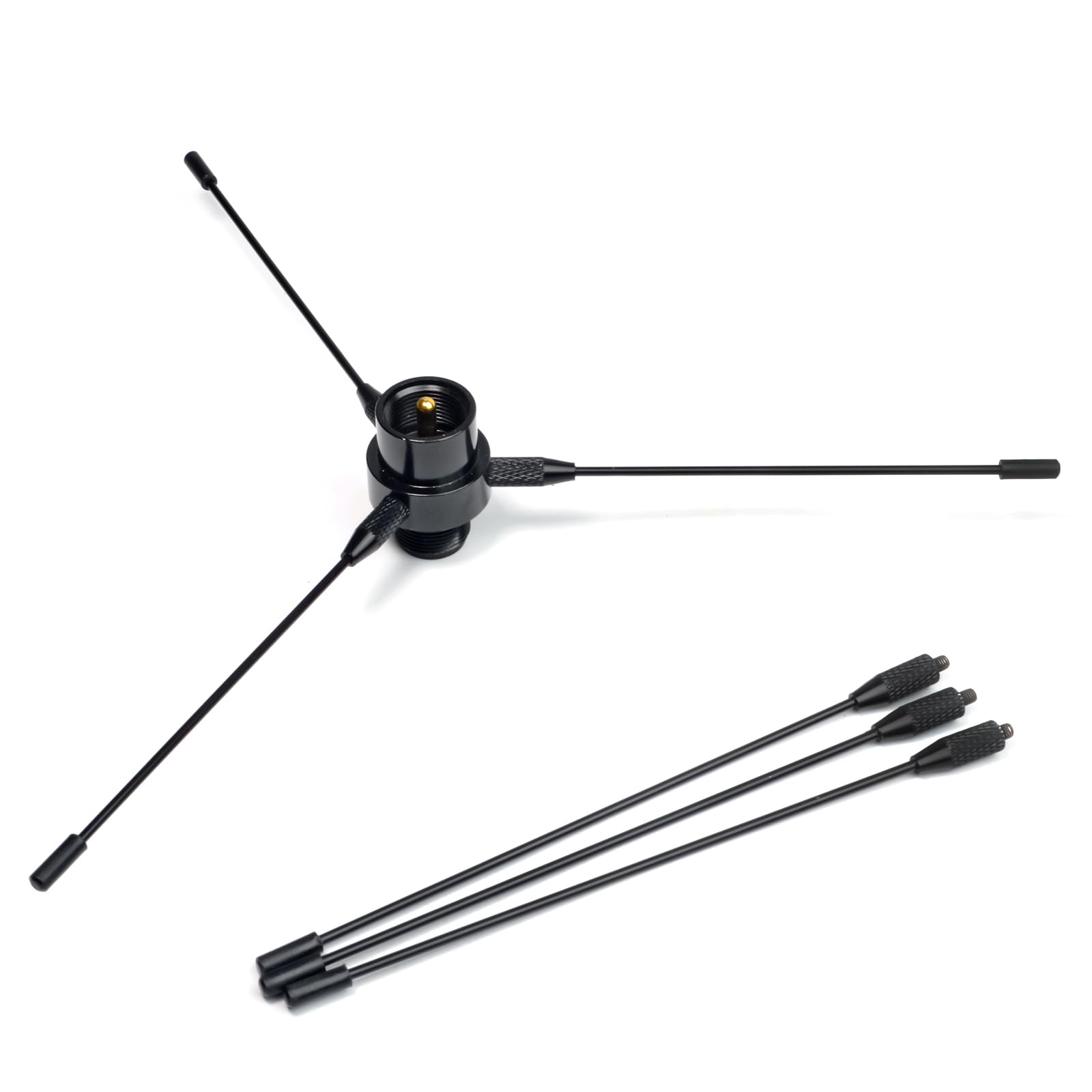 Amazon.co.jp: VHF/UHF帯 両用 ラジアル エレメント モービル アンテナ