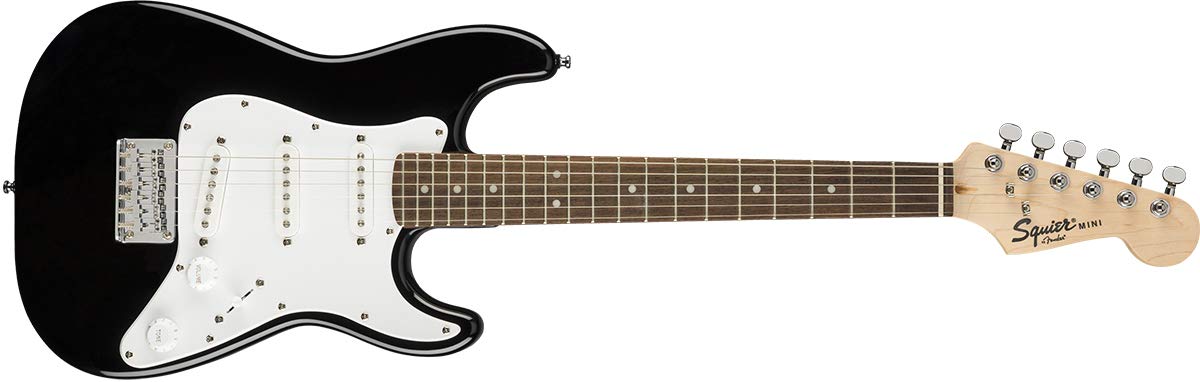 Amazon | Squier by Fender Mini Strat Black エレキギター 初心者14点