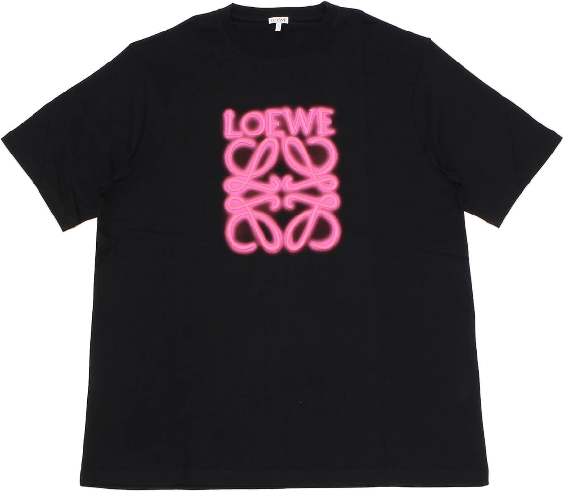 Amazon | [ロエベ] NEON T SHIRT ネオンアナグラム刺しゅう Tシャツ